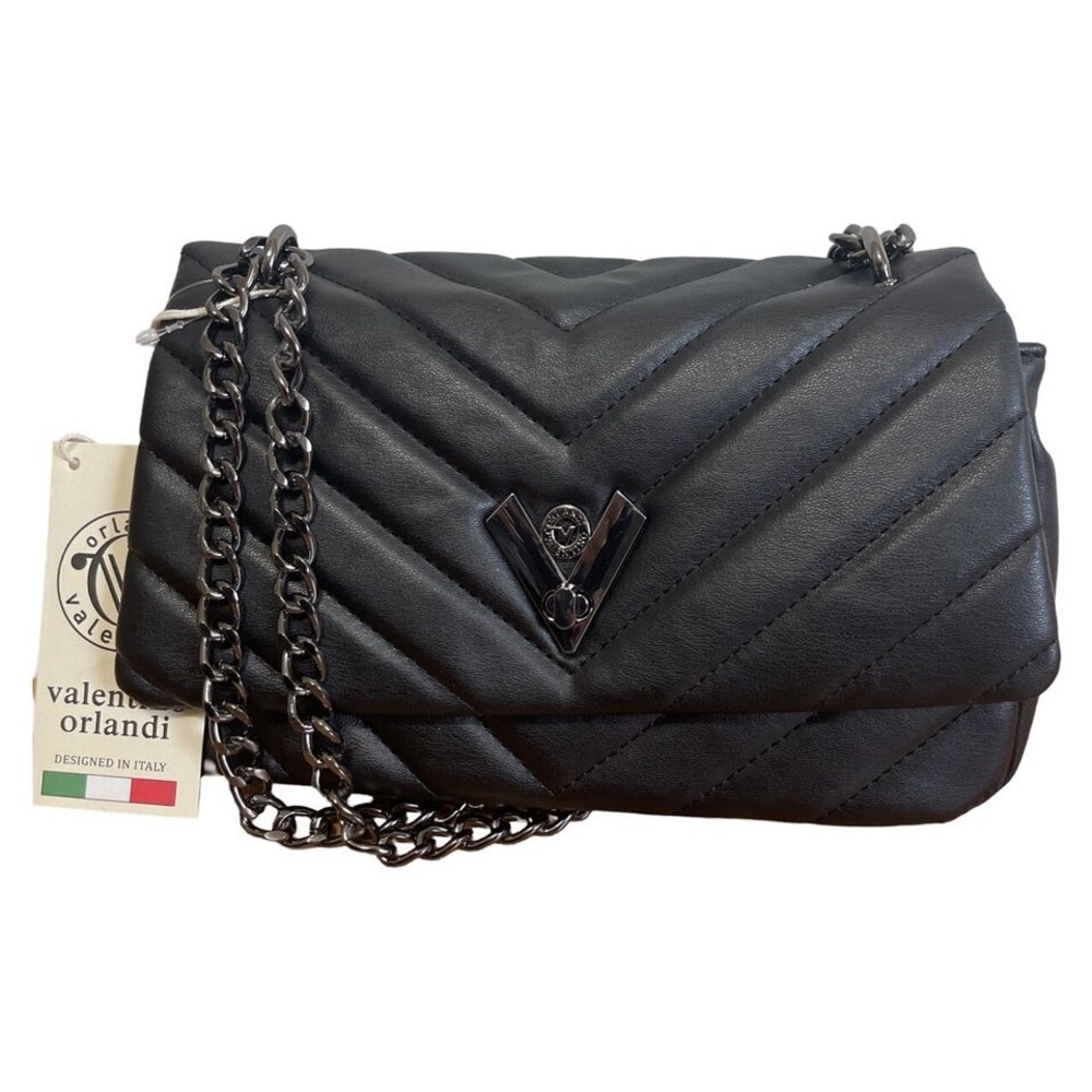 Valentino Orlandi Black Shoulder Bag